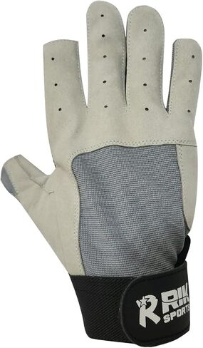 شورت للإبحار بإصبعين و3 قفازات مبطنة بقبضة سيليكون كاملة الأصابع لليخوت والرياضات المائية والتجديف بالكاياك والتجديف للرجال والنساء والشباب. in Kuwait