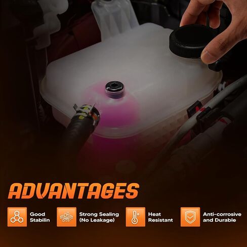 Coolant Reservoir Tank With Cap Fit for Chevrolet 2018-2019 Beat, 2011-2015 Spark, 2017 Spark Classic OE# 603-534 603534 95992466 95352004 in Saudi Arabia