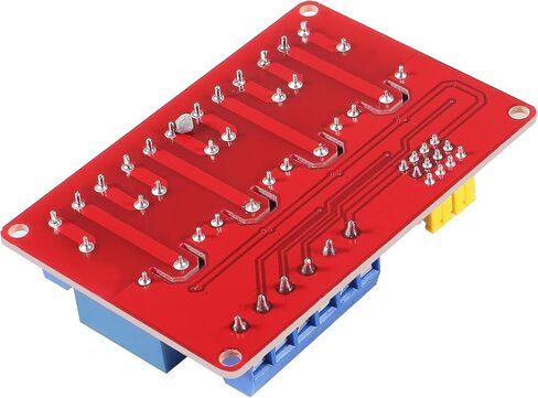 DC 24V 4 RELAY RELAY MODULE SHIELD مع عزل OPTOCOUPLER دعم تشغيل لوحة تطوير عالية أو منخفضة المستوى in Saudi Arabia