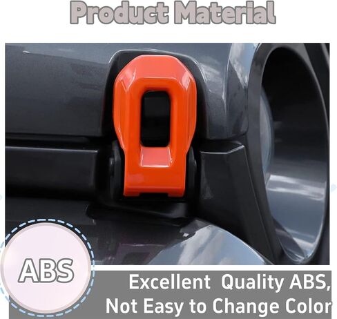 JL Hood Latches محرك بوكلي بونيت محرك محرك محرك تغطية تناسب لعام 2018-2024+ جيب رانجلر JL JLU Gladiator JT 4XE الملحقات الخارجية الأحمر in Saudi Arabia