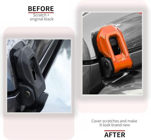 JL Hood Latches محرك بوكلي بونيت محرك محرك محرك تغطية تناسب لعام 2018-2024+ جيب رانجلر JL JLU Gladiator JT 4XE الملحقات الخارجية الأحمر in Saudi Arabia