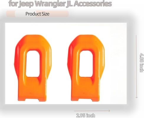 JL Hood Latches محرك بوكلي بونيت محرك محرك محرك تغطية تناسب لعام 2018-2024+ جيب رانجلر JL JLU Gladiator JT 4XE الملحقات الخارجية الأحمر in Saudi Arabia
