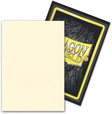 Arcane Tinmen Dragon Shield Sleeves– Matte Japanese: Dual Glacier 60CT- Card Sleeves are Smooth & Tough - Compatible with Yugioh & Cardfight Vanguard, Black (AT-15131) in Saudi Arabia