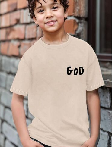 Christian Tshirts for Kids Boys God Jesus Shirt Inspirational Faith T Shirts Religious Bible Verse Graphic Tees Tops in Saudi Arabia