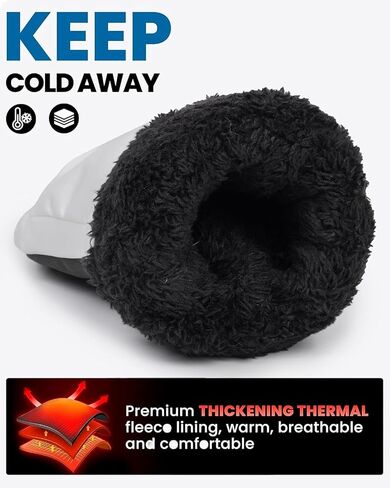 Winter Ski-Gloves for Women Men - Outdoor Warm Waterproof Windproof Snowboarding Mittens for Cold Weather in Saudi Arabia