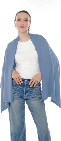 Cashmere Like Acrylic Knitted Dress Topper, Poncho Sweater,Shawl Wraps for Women Ultra Soft. Versatile Cape, Scarf in Saudi Arabia