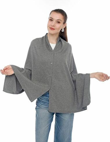 الكشمير مثل الفستان الأكريليك المحبوكة ، سترة المعطف ، شال يلف للنساء ناعم للغاية. كيب متعدد الاستخدامات ، وشاح in Kuwait