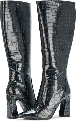 DKNY Women's Soryn Knee High Boot with Block Heel in Saudi Arabia