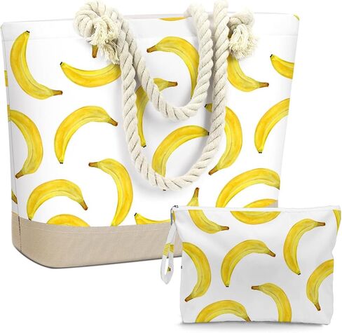 BELLOWDEER Beach Bags for Women, Wet Bag Cosmetic Bag, Pool Waterproof Shoulder Tote Bags, Pocket Zipper Summer Travel Essentials, Gifts for Women Birthday - Wavy Stripes (2-Piece Set) in Saudi Arabia