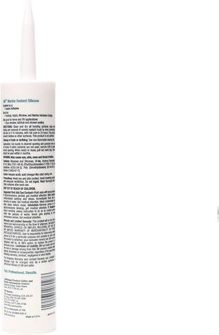 3M Marine Grade Silicone Sealant, PN08017, White, 3 oz Tube in Saudi Arabia
