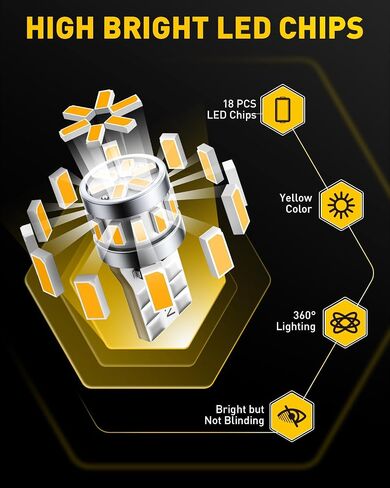 AUXITO أحدث 194 مصباح LED لإضاءة لوحة الترخيص 6500K أبيض ساطع، خالي من الأخطاء في Canbus 168 2825 T10 W5W لمبة LED لخريطة باب قبة السيارة، أضواء لوحة ترخيص صندوق السيارة، حزمة من 2 in Kuwait