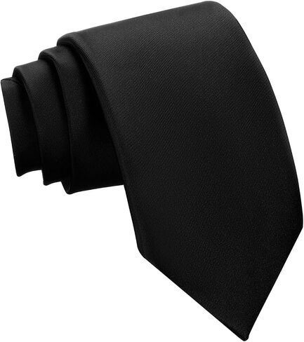 Murong Jun Men's Ties Solid Pure Color 3.15"(8cm) Plain Formal Ties For Men in Kuwait