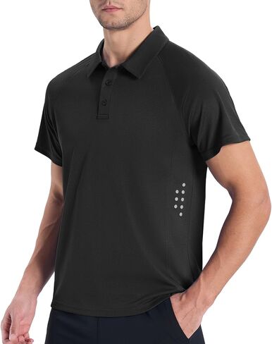 JACKETOWN 3 Pack Mens Polo Shirts Short Sleeve Golf Shirt Performance Moisture-Wicking Athletic Casual T-Shirts in Saudi Arabia