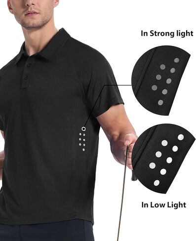 JACKETOWN 3 Pack Mens Polo Shirts Short Sleeve Golf Shirt Performance Moisture-Wicking Athletic Casual T-Shirts in Saudi Arabia