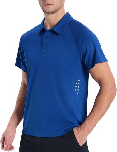 JACKETOWN 3 Pack Mens Polo Shirts Short Sleeve Golf Shirt Performance Moisture-Wicking Athletic Casual T-Shirts in Saudi Arabia