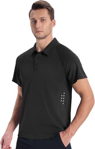 JACKETOWN 3 Pack Mens Polo Shirts Short Sleeve Golf Shirt Performance Moisture-Wicking Athletic Casual T-Shirts in Saudi Arabia