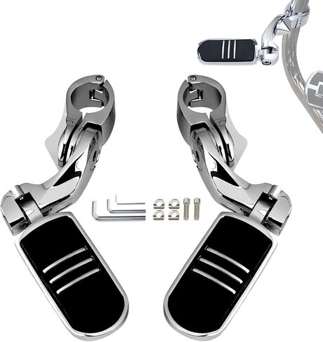 1.25 "أوتاد الطريق السريع ، ووجبات قدم دراجة نارية قابلة للتعديل مع 90 درجة قابلة للطي و 270 درجة الميل و 360 درجة الدوران ، ومضاد للانزلاق من الفولاذ المقاوم للصدأ على قدم المسافرة على الطرق الوعرة ، والقيادة 1-1/4" محرك المحرك in Kuwait