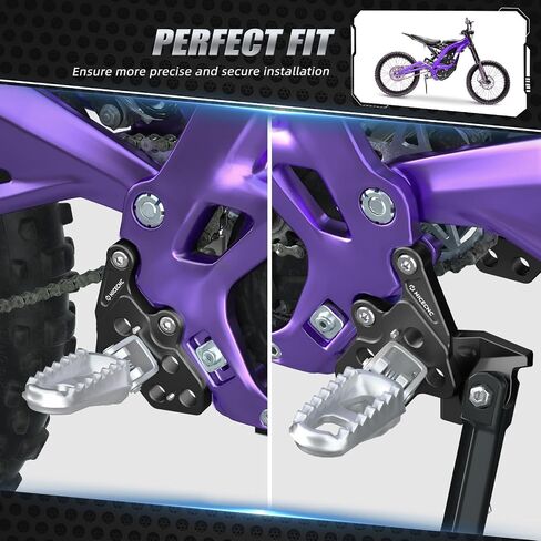 حزمة قوس قدم القدم السوداء مسند القدمين متوافقة مع Surron Light Bee X Surron Light Bee S Surron Light Bee L1e Segway X260 Segway X160 in Kuwait