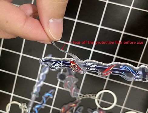 سلاسل مفاتيح الأنيمي ، سلسلة مفاتيح أنيمي أكريليك 12pc ، سلسلة مفاتيح 9pcs المعدنية Katana ، مجموعة Rengoku Sword Keychain Merch in Saudi Arabia