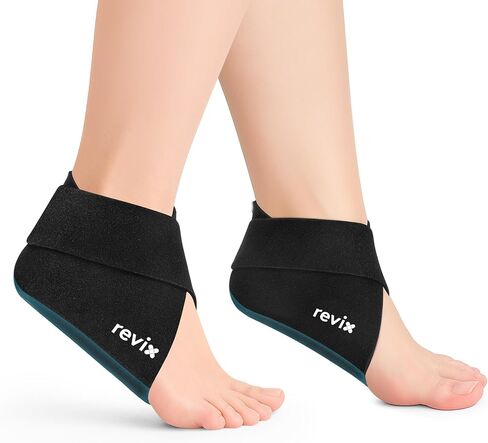 REVIX Foot and Heel Ice Pack Wrap, Reusable Cold & Hot Therapy Gel Pack for Heel, Ice Pack for Plantar Fasciitis, Foot Tendonitis and Heel Discomfort in Saudi Arabia