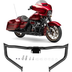 Motorcycle Crash Bar Engine Guard Highway Bar Compatible with Harley Touring Road King Street Glide Electra Glide 2014-2023