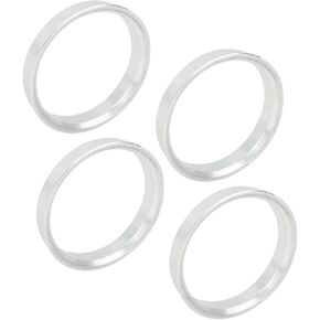 Motoforti 4pcs 60.1 إلى 54.1 مم من الألومنيوم محور سيارة مركزية حلقات العجلة المركزية