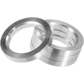 Motoforti 4pcs OD 75mm إلى ID 54.1mm Aluminium Car Hub Centric Rings Rings Bore Center Plastering Long