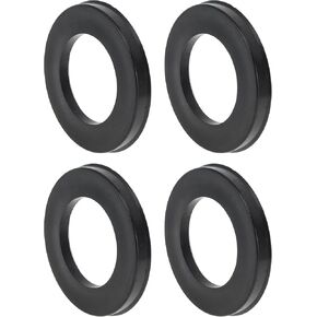 93.1mm to 66.1mm Car Wheel Hub Centric Rings Black Polycarbonate Wheels Center Shaft Shock Absorbing Hubrings 4 Pcs