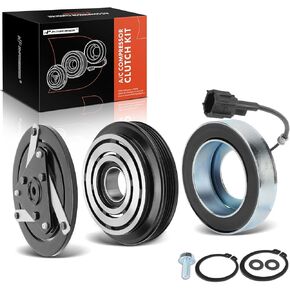 A-Premium Air Conditioner AC Compressor Clutch Kit Compatible with Nissan 350Z 2003 2004 2005 2006, 3.5L