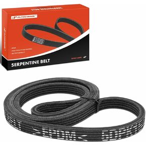 A-Premium Dual-Sidence Drive Belt متوافق مع فولكس واجن جيتا 2012-2014 ، Passat 2012-2014 ، Beetle 2006-2010 2012-2015 & Cadillac SRX 2004-2009 ، STS 2005-2010 ، 2.5L 4.4L 4.6L
