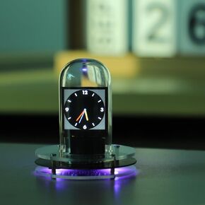 Nixie Tube Clock Clock IPS ، أوضاع زمنية متعددة ، وتوقيت WiFi ، وقاعدة الأكريليك ، والعروض التاريخ/الوقت/الطقس ، يمكن استخدامها لزينة المكتب/المكتب/غرفة النوم