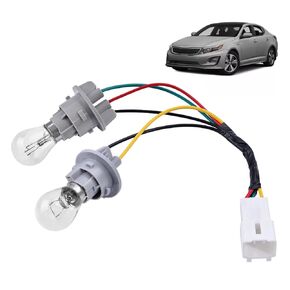 92451-4C500 Rear Tail Light Bulb Socket and Wire Harness Fits for Kia Optima 2014 2015, Rear Tail Light Bulb Socket Wire Harness Replace 92451-4C500 924514C500