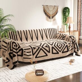 Couch Cover for 2-3 Cushion Couch Sofa Pet Friendly, Plush Sectional L Shaped Sofa Cover Washable for Dogs Cats Kids, Leather Furniture Protector Slipcover Decor for Living Room, 71"x118"