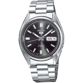 Seiko SNXS79J1 Seiko 5 Automatic Watch, Black, Bracelet Type