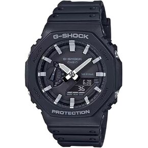 G-Shock Casio GA-2100 Series التناظرية الرقمية الراتنج الأسود ساعة 48.5 مم-GA2100-1A