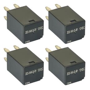 4Pcs 303-1AH-S-R1 12VDC 20A 4Pins Mini Micro Multi-Purpose Automotive Relay PA6T-GF30