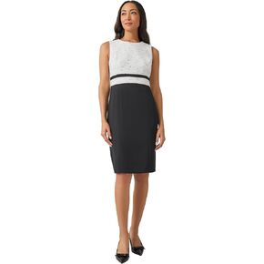 Kasper Women's Sheath Dress W/Waistband Frame