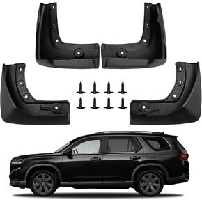 Mud Flaps for Honda Pilot 2023-2025 Mud Guards Splash Guards Tire Protector Mudguard Accessories Front & Rear 4pcs Set 2023 2024 2025