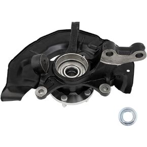 OCPTY Front Steering Knuckle & Wheel Bearing Hub Assembly Left Driver Side for Lexus RX330 2004-2006, for Lexus RX350 2007-2009, for Lexus RX400h 2006-2008, for Toyota Highlander 2006-2007, #698-427