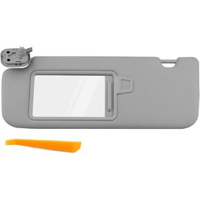 85210-D9110 Left Driver Side Sun Visor بدون فتحة سقف ملائمة لـ Kia Sportage 2017 2018 2019 2020 2021 2022 ، Gray