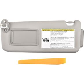 Sun Visor w/Extension Plate Fit for 2013-2018 RAV4 Replace 74320-42595 74320-42595-B0 74320-42595-C0 (Left Driver Side)