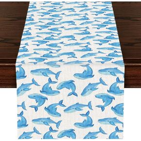 مفرش طاولة مطبوع عليه زهور مائية ونباتية، ديكور طاولة طعام المطبخ، مفارش طاولة ديكور ليمون برتقالي للأماكن الداخلية والخارجية، منزل المزرعة، عطلات الزفاف، ديكور حفلات أعياد الميلاد، 13 × 71 بوصة in Kuwait