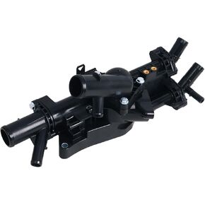 Engine Coolant Thermostat Housing Assembly Compatible with Hyundai Sonata 2011-2014 Santa Fe Sport 2013-2014 for Kia Optima 2011-2013 Sportage 2011-2013 2.0L L4 Replaces 25600-2G545 25600-2G540