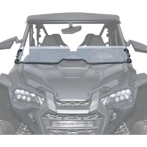 PC Clear Half Windshield for Honda Talon 1000, Scratch Resistant Hard-coated Transparent Front 1/2 Half Windscreen for Honda Talon 1000R 1000X 1000X-4 2019-2024 Accessories