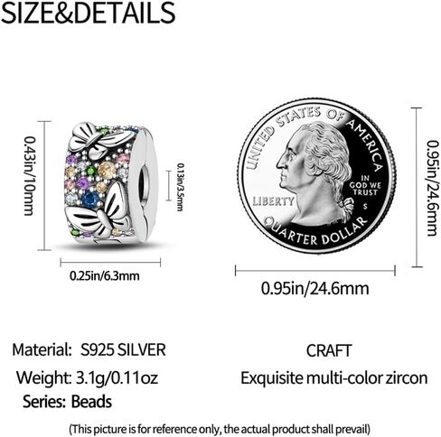 LNQOBU CLIP/STOPPER BEADS سحر الأساور والقلائد 925 STERLING SIVAL FOR PANDORA SNAIN BRACELTS GIFLE HOMELRY FOR WOME in Kuwait