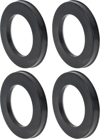 93.1mm to 66.1mm Car Wheel Hub Centric Rings Black Polycarbonate Wheels Center Shaft Shock Absorbing Hubrings 4 Pcs in Saudi Arabia