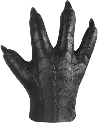 SIQITECHNO Halloween Bird Claws Gloves Latex Scary Eagle Hawk Animal Paws Gloves Cosplay Costume Dinosaur Monster Hands Glove in Saudi Arabia