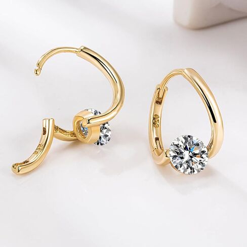 أقراط اللمفاوية الشرفية للنساء ، Lovefinity ™ Magnetosterapy أقراط Halolux Lymphvity Germanium Hoop arring Jewelry in Kuwait