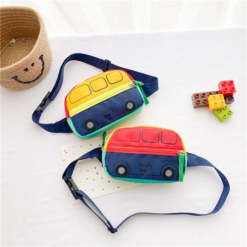 Kids Fanny Pack Boys Crossbody Bag Kids, Small Waist Pack Boys Fanny Pack, Fanny Packs Bulk Toddler Fanny Pack (Red) in Saudi Arabia