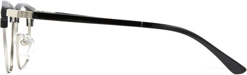 Cyxus Men Blue Light Blocking Glasses Half Rimless Computer Gaming Glasses Square Fashion Glasses for Men 8133 in Saudi Arabia